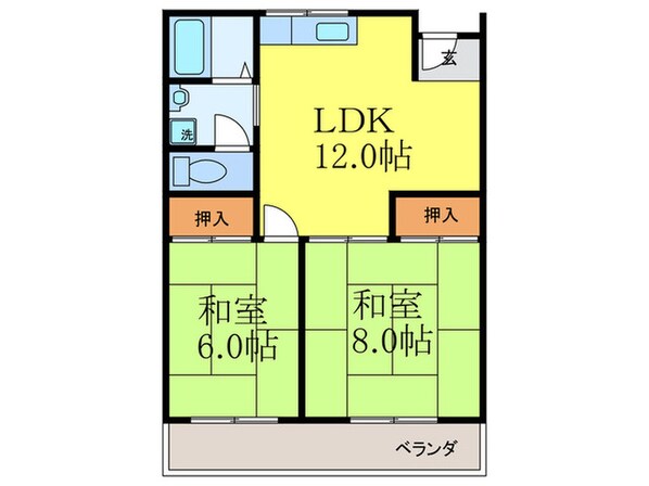 メゾン源の物件間取画像